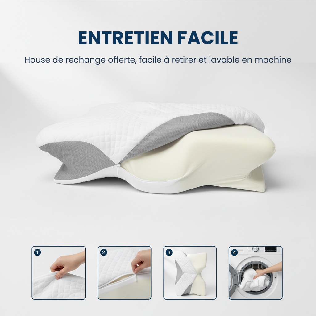 Oreiller Ergonomique Cervicale - Moonli 2.0